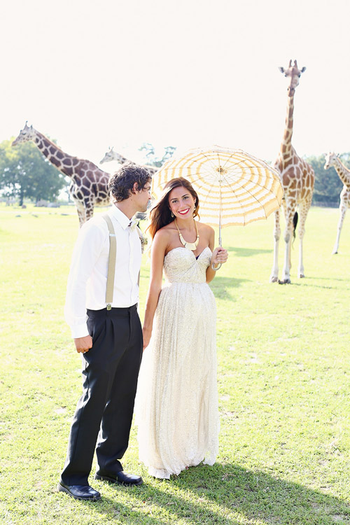 Safari wedding inspiration, Sarah Seven wedding dress, photos by Kay English Photography via junebugweddings.com Safari wedding inspiration, Sarah Seven wedding dress, photos by Kay English Photography via junebugweddings.com