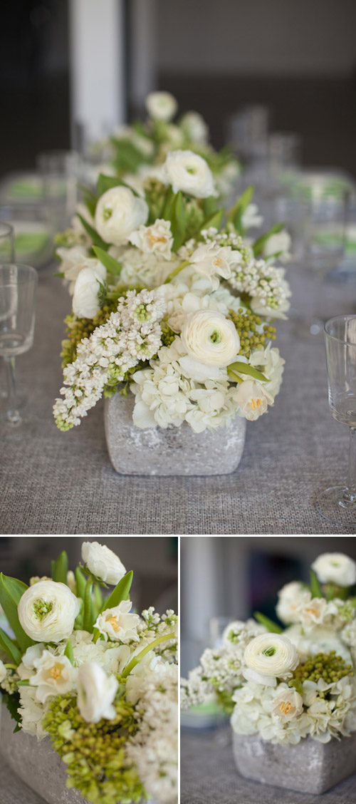 modern and organic slate gray, green and ivory wedding decor inspiration ideas, photographed by Binita Patel Photography | JunebugWeddings.com modern and organic slate gray, green and ivory wedding decor inspiration ideas, photographed by Binita Patel Photography | JunebugWeddings.com
