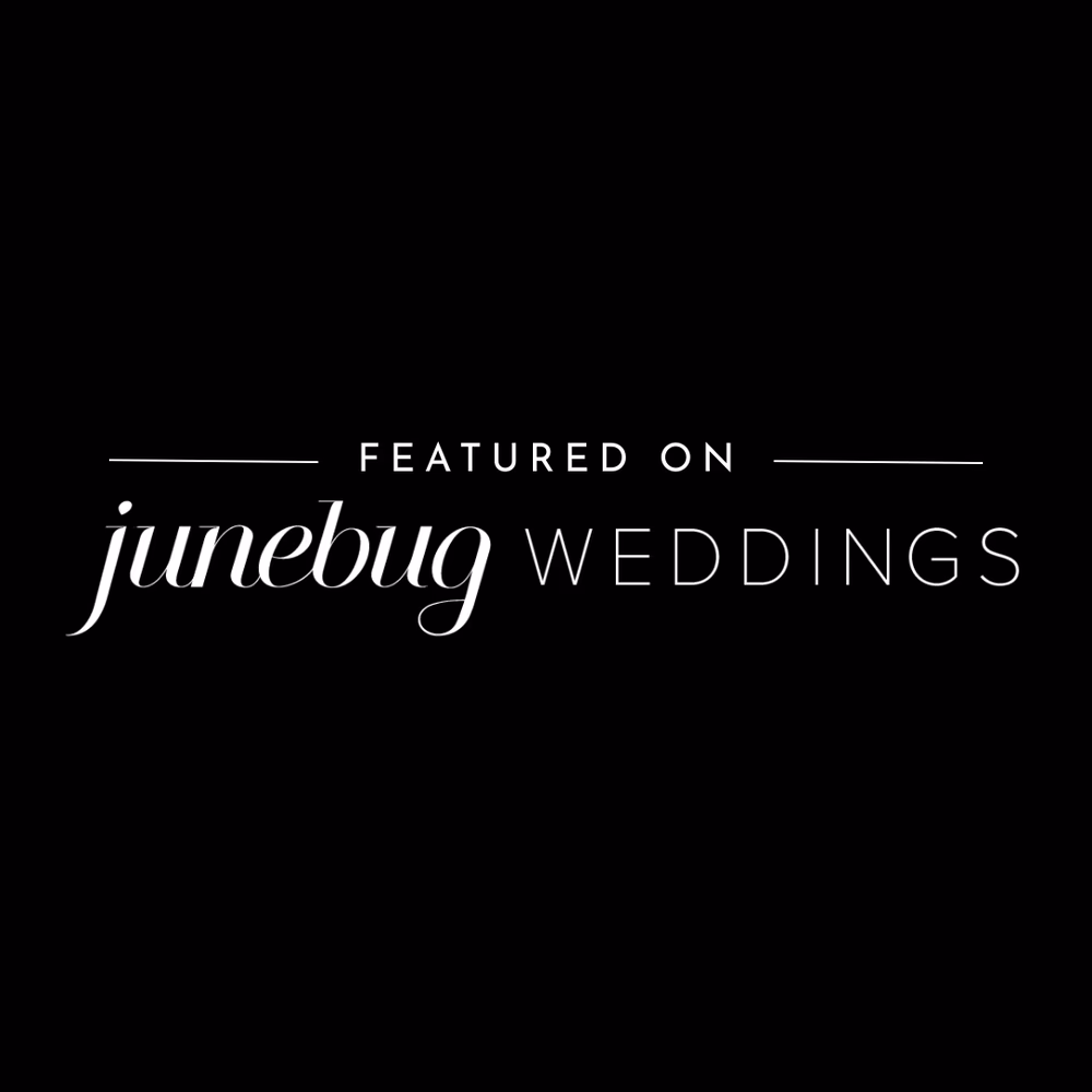 Black Square Featured On Junebug Weddings Badge
