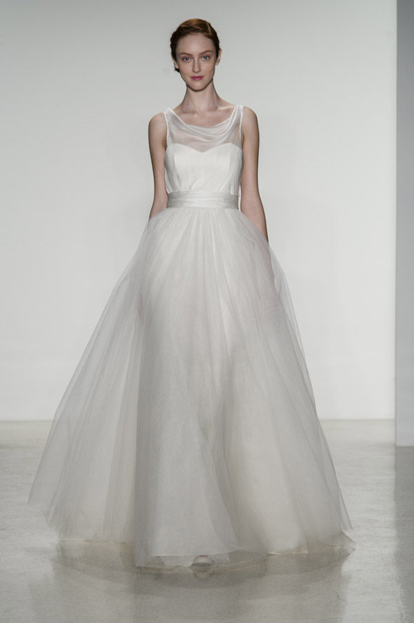 wedding dress trends – Christos illusion neckline wedding dresses from fall 2014 bridal market | via junebugweddings.com wedding dress trends – Christos illusion neckline wedding dresses from fall 2014 bridal market | via junebugweddings.com