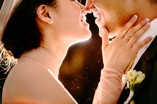 Chic Multicultural Bridal Style, Photo by Caroline + Ben Photography | via junebugweddings.com