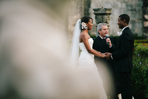 Outdoor Miami wedding at the Ancient Spanish Monastery - photos by Becca Borge | junebugweddings.com Outdoor Miami wedding at the Ancient Spanish Monastery - photos by Becca Borge | junebugweddings.com