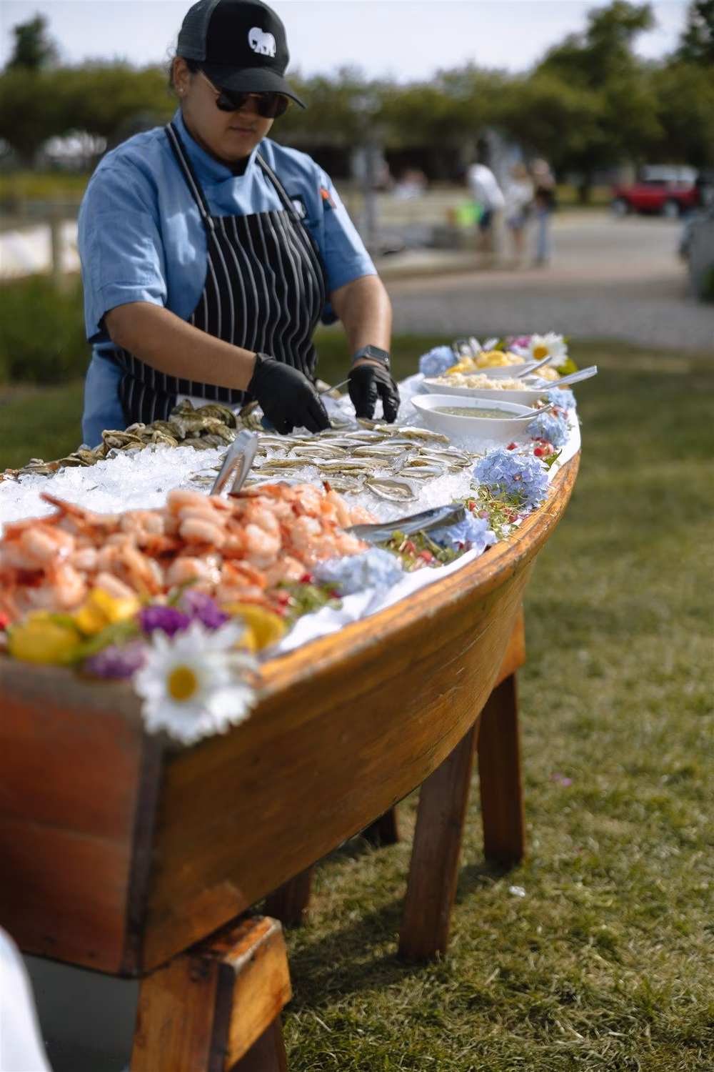 seafood bar summer wedding ideas