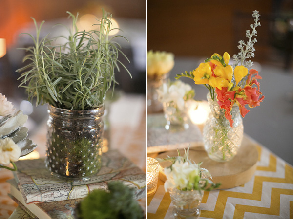 bright yellow and orange summer wedding in Atlanta, photo by Paperlily Photography | via junebugweddings.com bright yellow and orange summer wedding in Atlanta, photo by Paperlily Photography | via junebugweddings.com