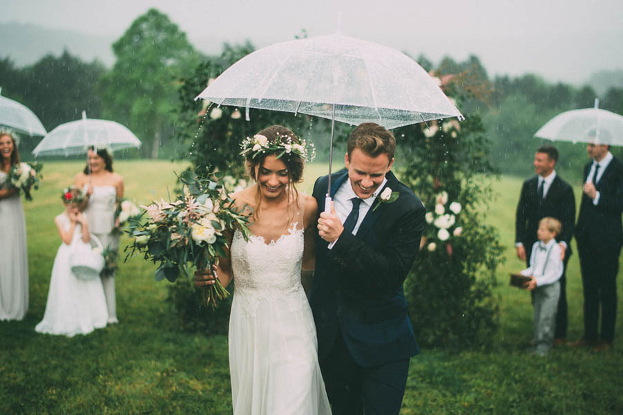This Couple's Rainy Wedding Day at Castleton Farms is Too Pretty for Words The Image Is Found-40