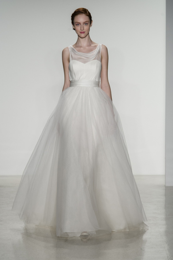 wedding dress trends – tulle wedding dresses from fall 2014 bridal market | junebugweddings.com wedding dress trends – tulle wedding dresses from fall 2014 bridal market | junebugweddings.com