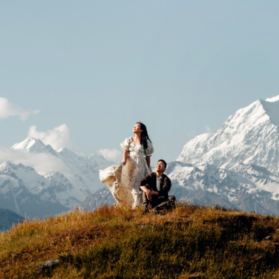 Image by Ben Lane & Sirjana Singh of Tinted Photography taken in Mount Cook, New Zealand