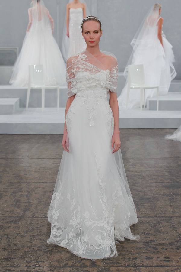 colorful wedding dresses - new bridal hues from the spring 2015 bridal collection by Monique Lhuillier | via junebugweddings.com colorful wedding dresses - new bridal hues from the spring 2015 bridal collection by Monique Lhuillier | via junebugweddings.com