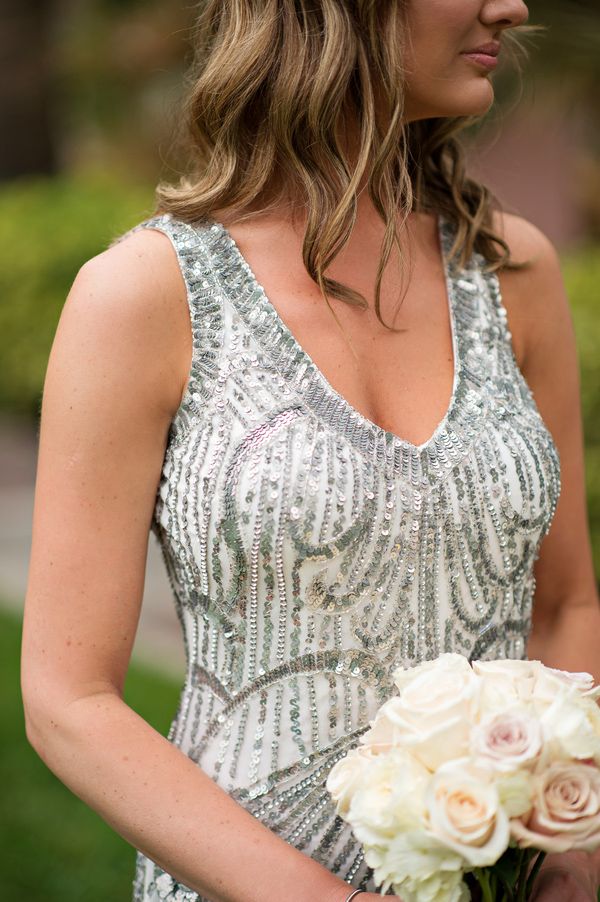 sequin bridesmaids dress by JS Collections, photo by Kristen Weaver | via junebugweddings.com sequin bridesmaids dress by JS Collections, photo by Kristen Weaver | via junebugweddings.com