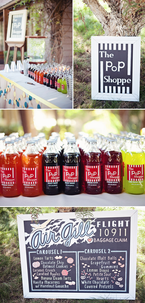 yellow and teal vintage airplane themed wedding at Arroyo Trabuco Golf Club in Missions Viejo, CA, photos by April Smith & Co. yellow and teal vintage airplane themed wedding at Arroyo Trabuco Golf Club in Missions Viejo, CA, photos by April Smith & Co.