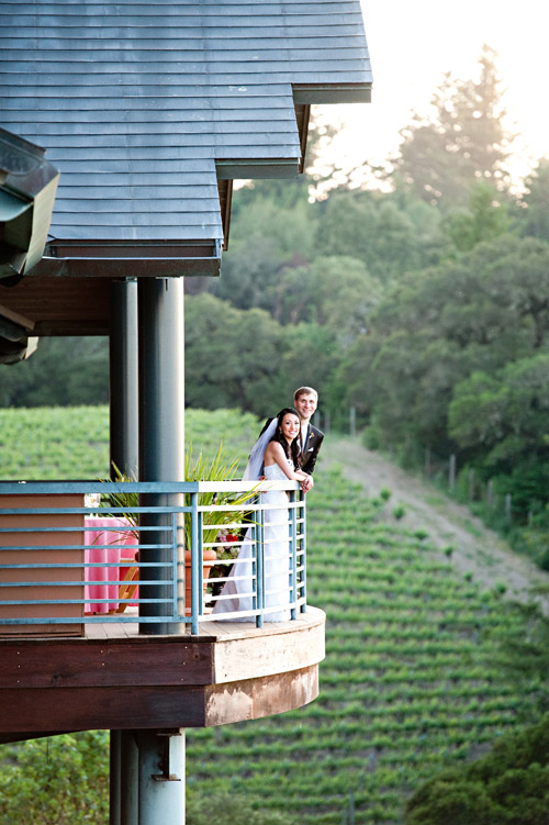 sweet pink vineyard wedding at Thomas Fogarty Winery, photos by Vincent Au Photography via JunebugWeddings.com sweet pink vineyard wedding at Thomas Fogarty Winery, photos by Vincent Au Photography via JunebugWeddings.com