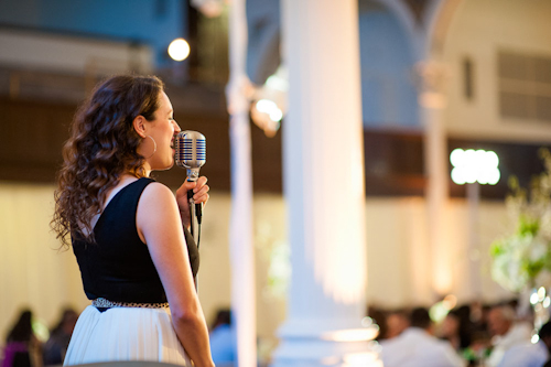 Music themed wedding at Vibiana with photos by Callaway Gable | junebugweddings.com Music themed wedding at Vibiana with photos by Callaway Gable | junebugweddings.com