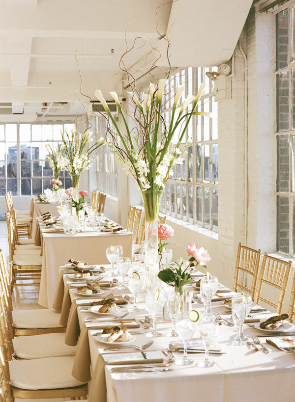 elegant wedding at Studio450 in New York, photo by Karen Hill Photography | via junebugweddings.com elegant wedding at Studio450 in New York, photo by Karen Hill Photography | via junebugweddings.com