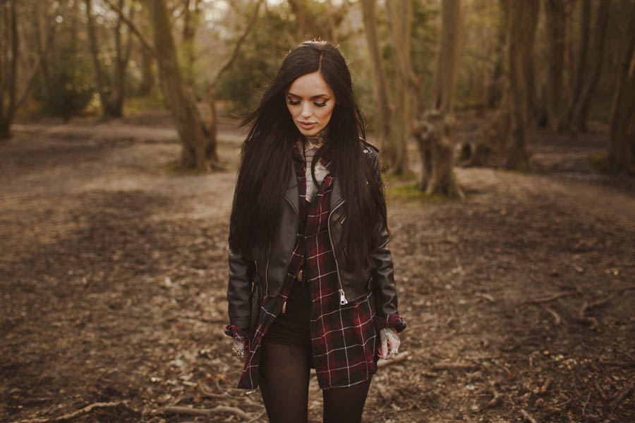 Sexy-Harley-Davidson-Engagement-Photos-Ruislip-Woods-15