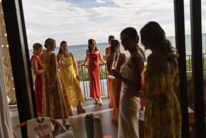 A Vibrant Citrus Color Palette at This Etéreo Kanai Riviera Maya Wedding