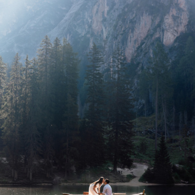 Image by Katja Wenegger of Wenola Weddings taken in Dolomites, Italy