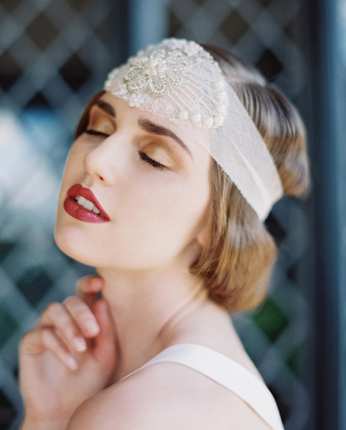 1920's inspired bridal hair accessories from Enchanted Atelier | via junebugweddings.com 1920's inspired bridal hair accessories from Enchanted Atelier | via junebugweddings.com