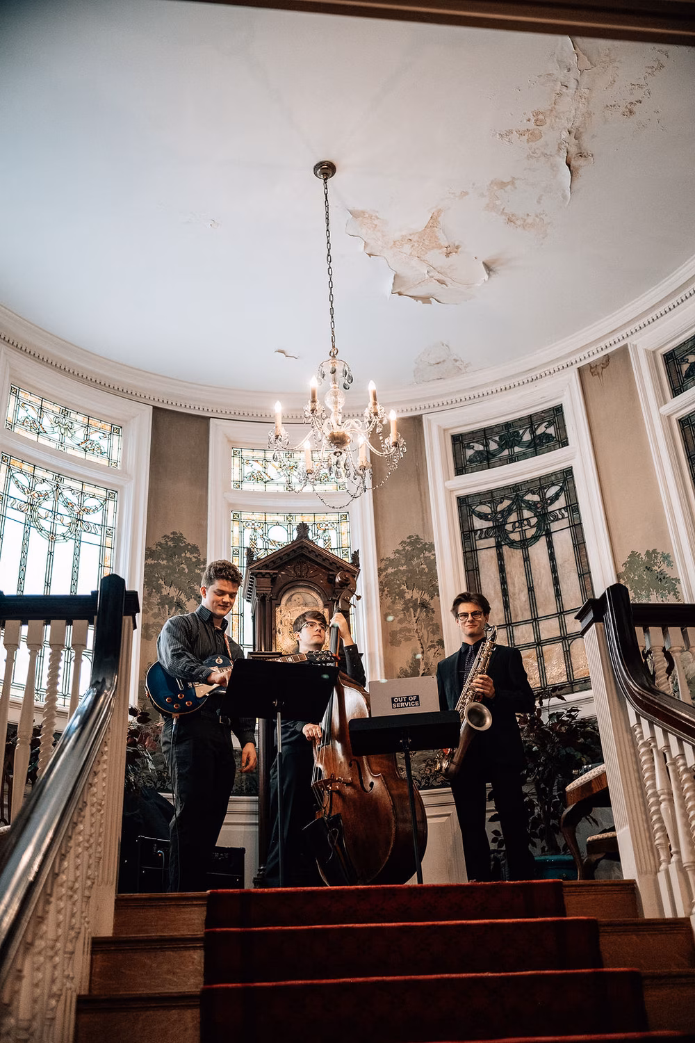 live jazz band at wedding