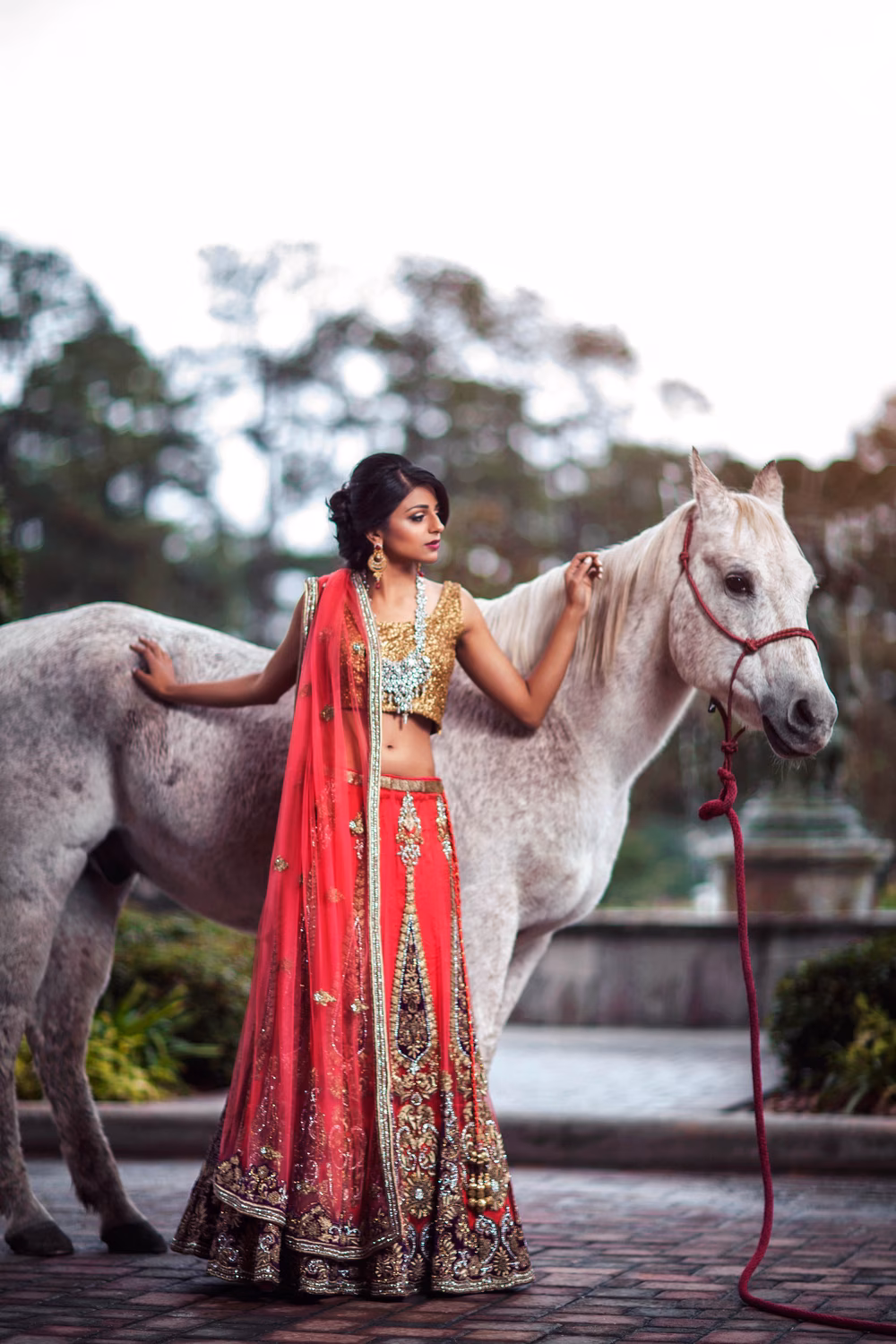 south asian bridal style