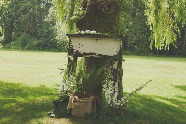 lush and rustic ceremony decor lush and rustic ceremony decor