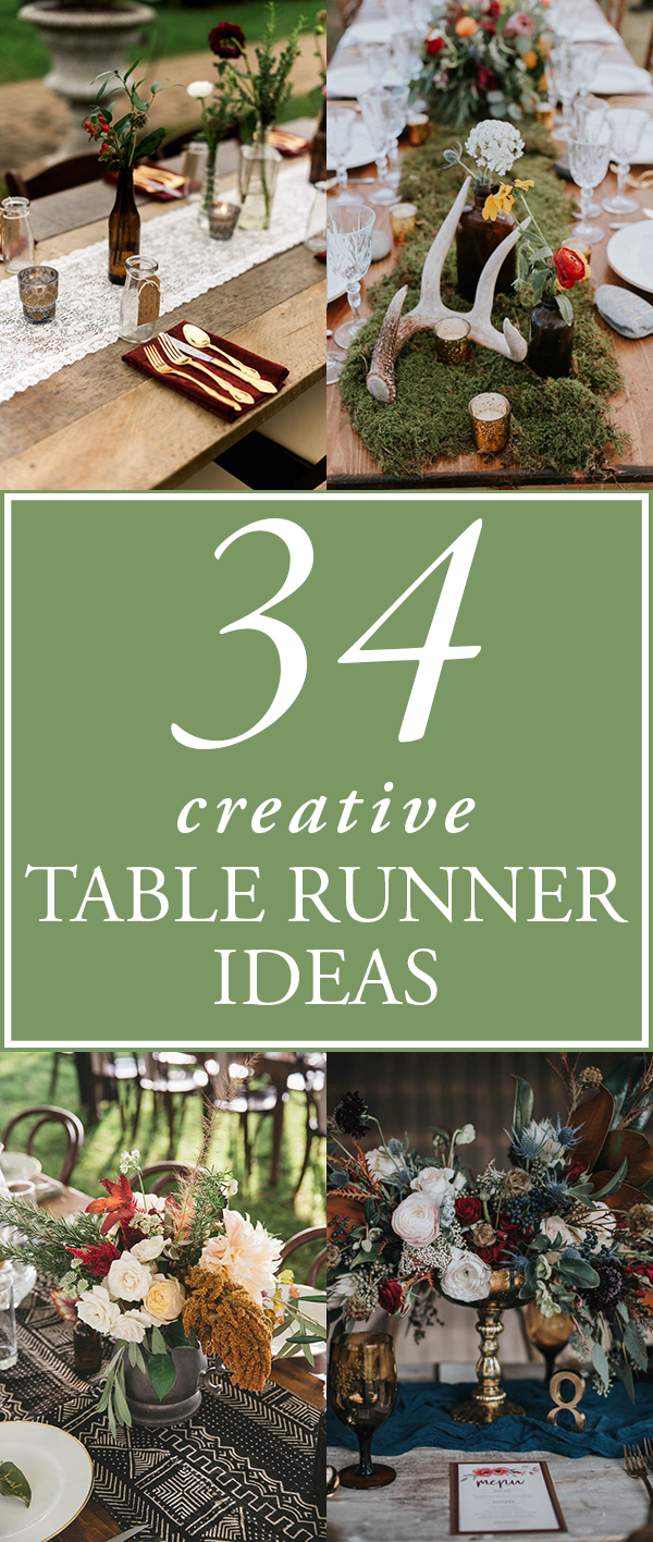 creative table runner ideas