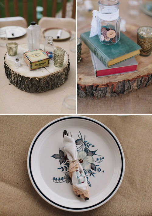 Vintage backyard farm wedding in South Dakota - photos by Bryan and Mae | via junebugweddings.com Vintage backyard farm wedding in South Dakota - photos by Bryan and Mae | via junebugweddings.com