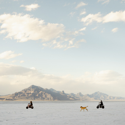 Image by Allison Wake of Uncharted Elopements taken in Bonneville Salt Flats, Utah, USA