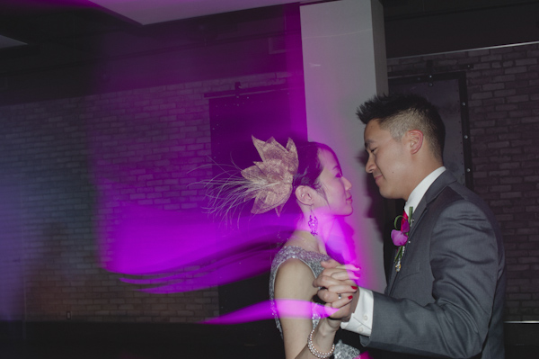 pink and purple wedding in Toronto at Arcadian Loft, photo by Aron Goss Photography | via junebugweddings.com pink and purple wedding in Toronto at Arcadian Loft, photo by Aron Goss Photography | via junebugweddings.com