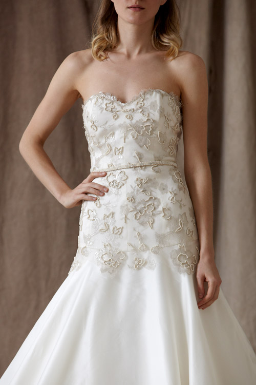wedding dress by Lela Rose from her Spring 2014 bridal collection | via junebugweddings.com wedding dress by Lela Rose from her Spring 2014 bridal collection | via junebugweddings.com