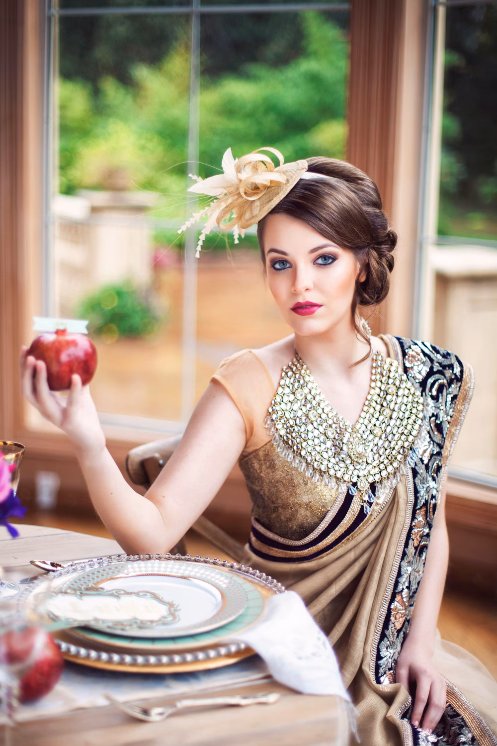 victorian romance bridal style