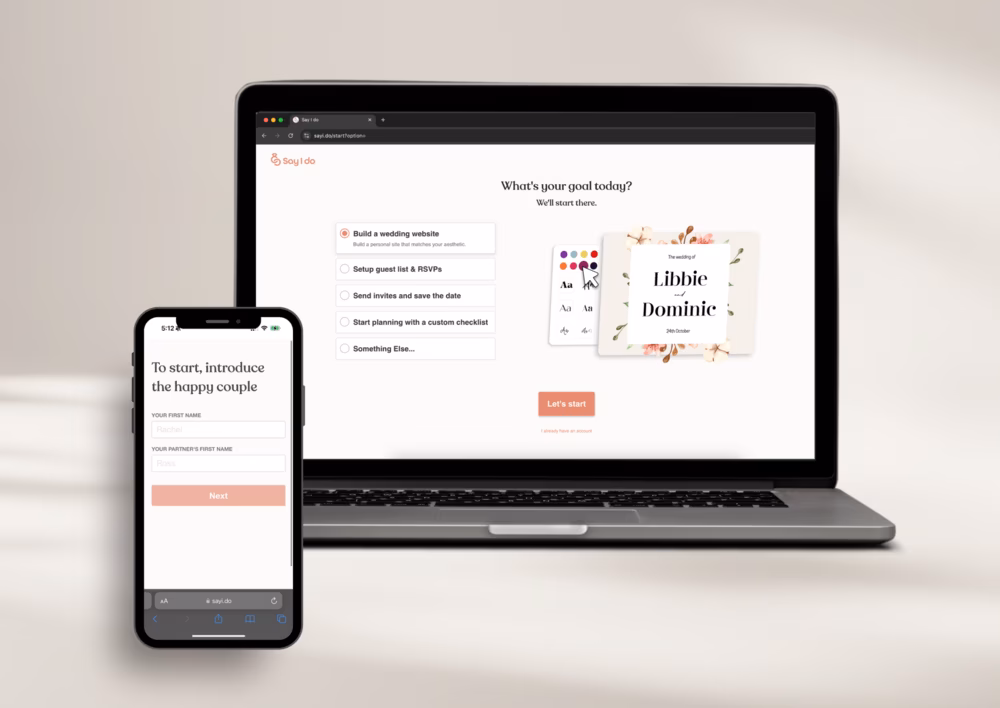 Say I Do is the easy wedding planning app