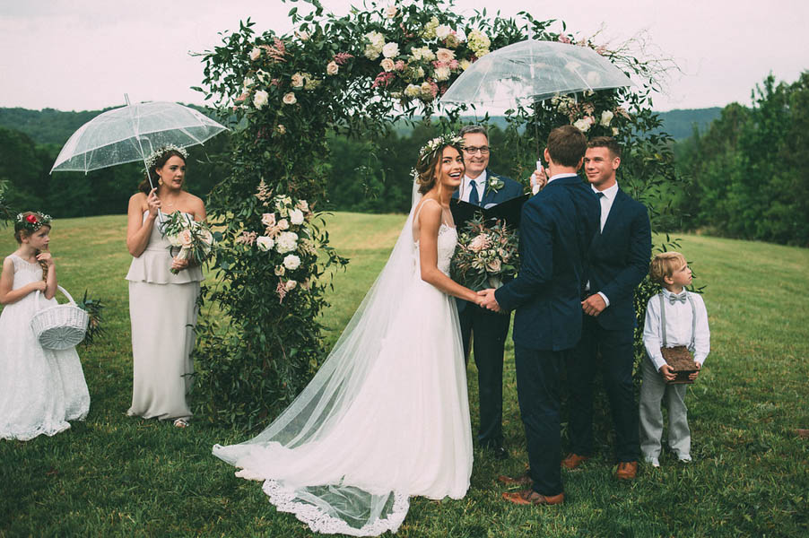 This Couple's Rainy Wedding Day at Castleton Farms is Too Pretty for Words The Image Is Found-32