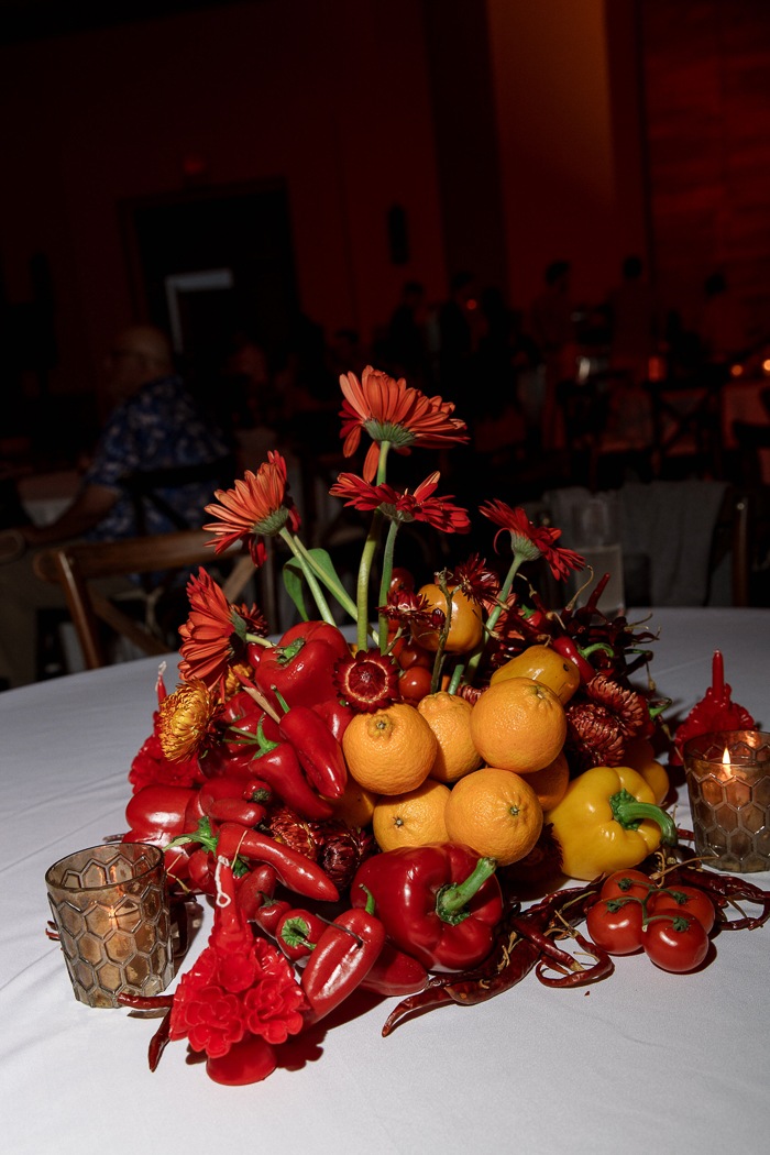 A Vibrant Citrus Color Palette at This Etéreo Kanai Riviera Maya Wedding